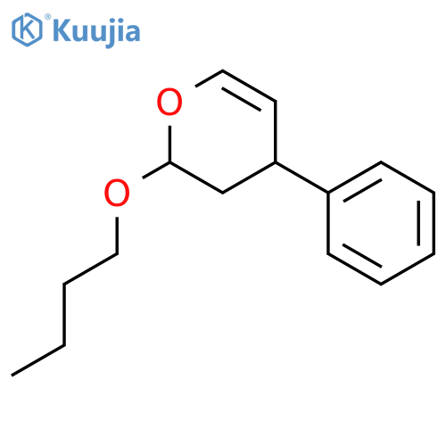 2H-Pyran,2-butoxy-3,4-dihydro-4-phenyl- structure