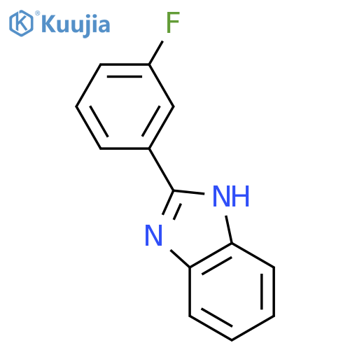 2-(3-fluorophenyl)-1H-Benzimidazole structure