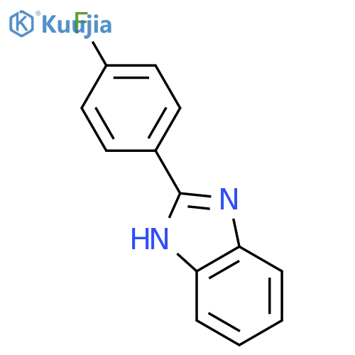 2-(4-Fluorophenyl)-1H-benzimidazole structure