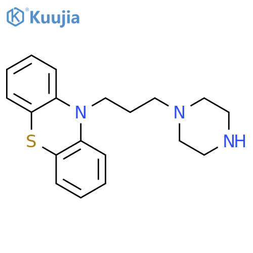 10-Piperazinylpropylphenothiazine structure
