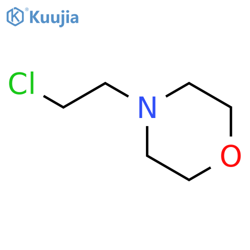 4-(2-Chloroethyl)morpholine structure