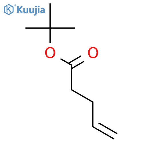4-Pentenoic acid,1,1-dimethylethyl ester structure
