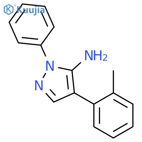 2-Phenyl-4-o-tolyl-2H-pyrazol-3-ylamine structure