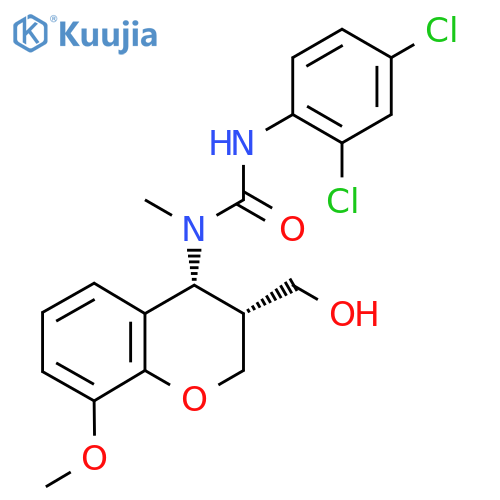 N'-(2,4-Dichlorophenyl)-N-[3-(hydroxymethyl)-8-methoxy-3,4-dihydro-2H-chromen-4-yl]-N-methylurea structure