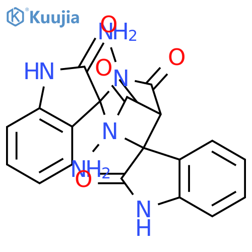 N',N'-bis(3Z)-2-oxo-2,3-dihydro-1H-indol-3-ylidenepropanedihydrazide structure