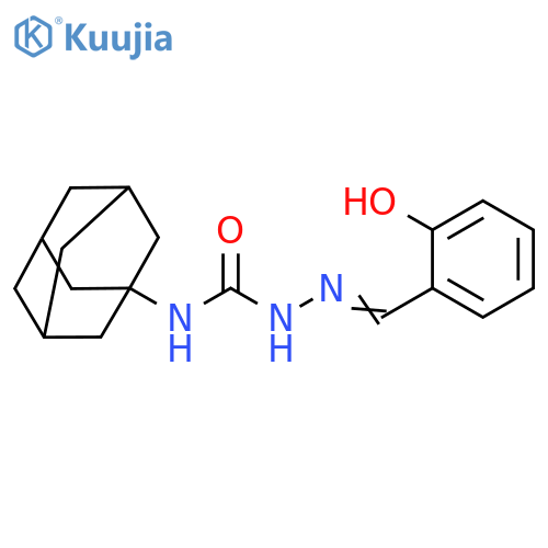 3-(adamantan-1-yl)-1-(E)-(2-hydroxyphenyl)methylideneaminourea structure
