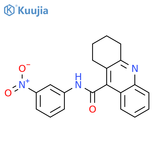 9-Acridinecarboxamide, 1,2,3,4-tetrahydro-N-(3-nitrophenyl)- structure