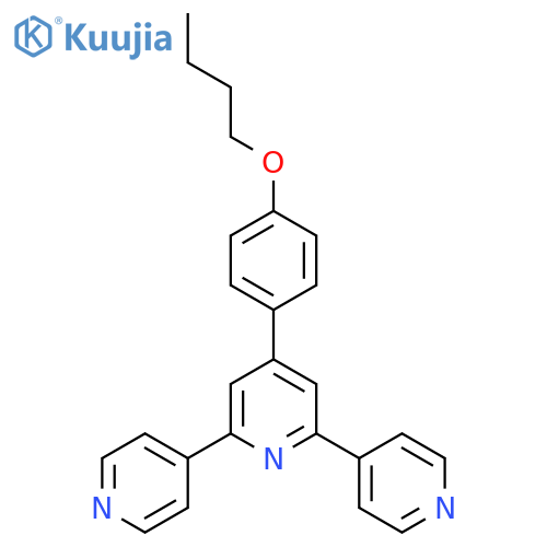 4,2':6',4''-Terpyridine, 4'-(4-butoxyphenyl)- structure