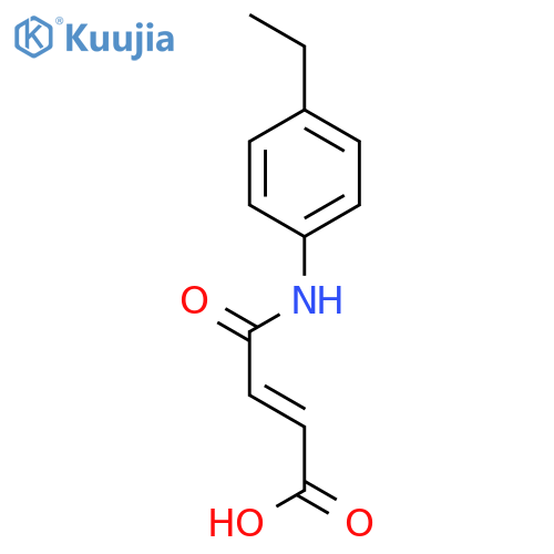 3-(4-Ethyl-phenylcarbamoyl)-acrylic Acid structure