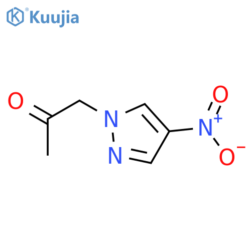 1-(4-Nitro-1H-pyrazol-1-yl)acetone structure