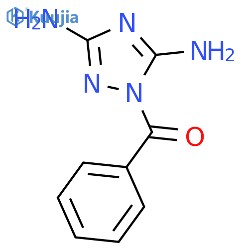 1H-1,2,4-Triazole-3,5-diamine, 1-benzoyl- structure