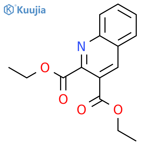 Diethyl 2,3-quinolinedicarboxylate structure