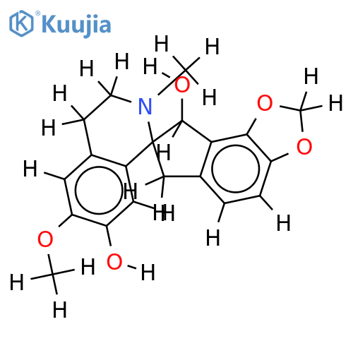 (+-)-Fumaritine structure