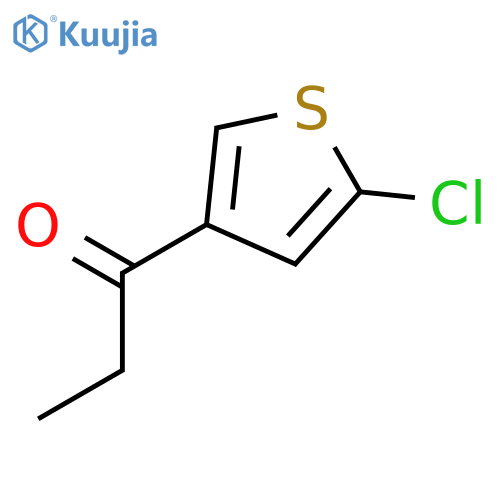 1-(5-chlorothiophen-3-yl)propan-1-one structure