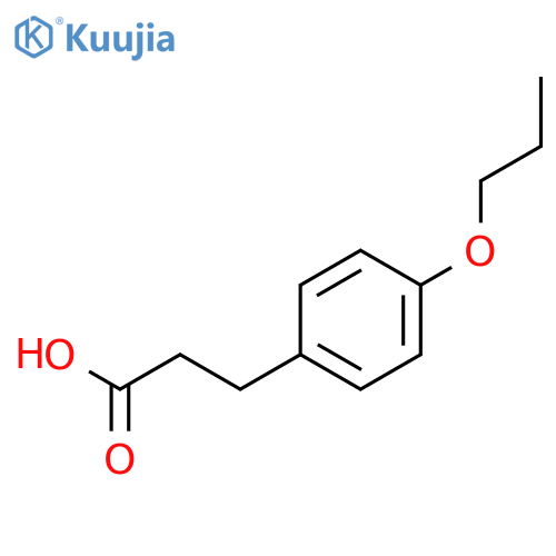 3-(4-propoxyphenyl)propanoic acid structure