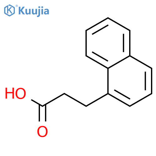 3-(naphthalen-1-yl)propanoic acid structure