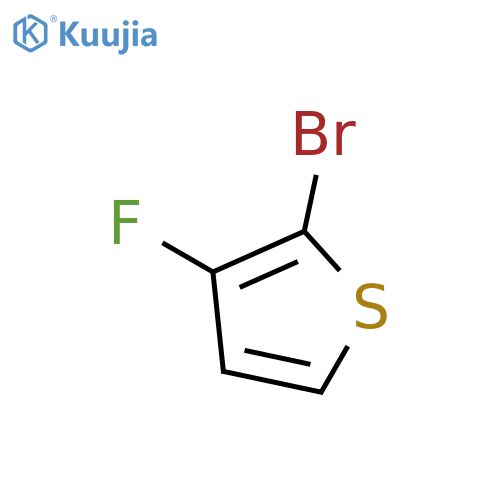 2-bromo-3-fluorothiophene structure