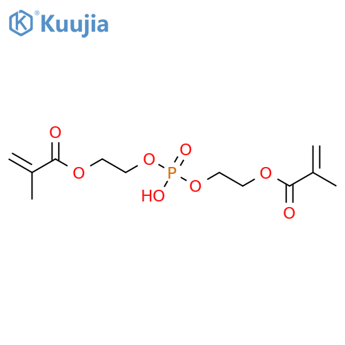 Bis(2-methacryloyloxyethyl) hydrogen phosphate - structure
