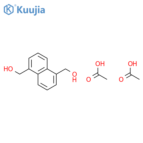 1,5-Naphthalenedimethanol, diacetate structure