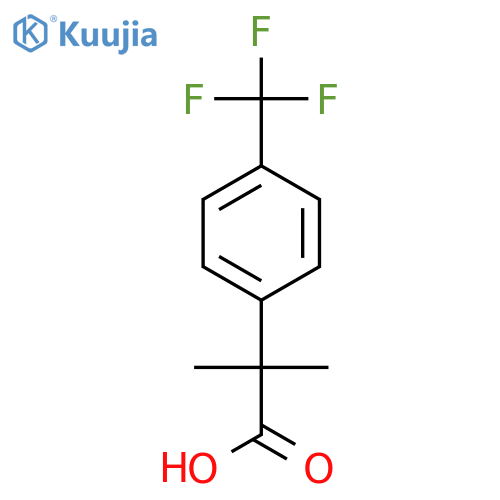 α,α-Dimethyl-4-(trifluoromethyl)benzeneacetic Acid structure