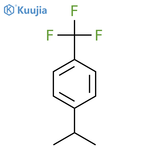 Benzene,1-(1-methylethyl)-4-(trifluoromethyl)- structure
