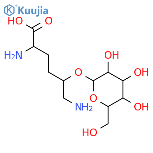 L-Lysine, 5-(b-D-galactopyranosyloxy)- (9CI) structure