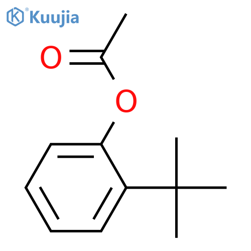 Phenol, 2-(1,1-dimethylethyl)-, acetate structure