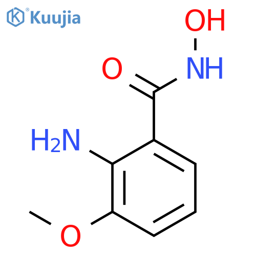 Benzamide, 2-amino-N-hydroxy-3-methoxy- structure
