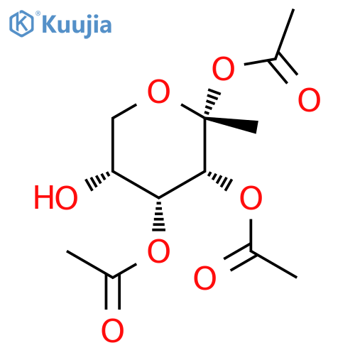 a-D-Ribopyranoside, methyl,triacetate (9CI) structure