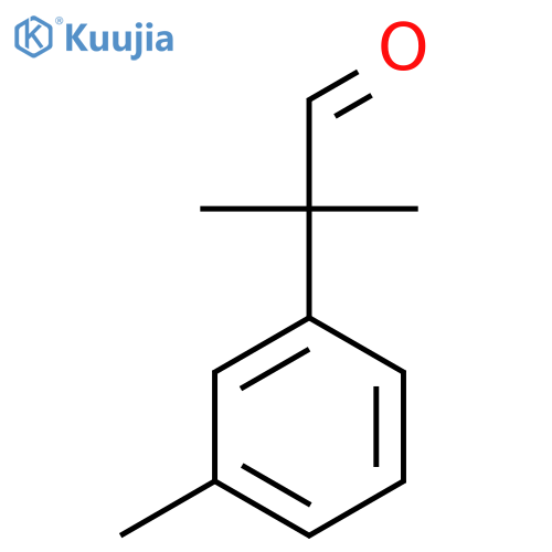 2-Methyl-2-(3-methylphenyl)propanal structure