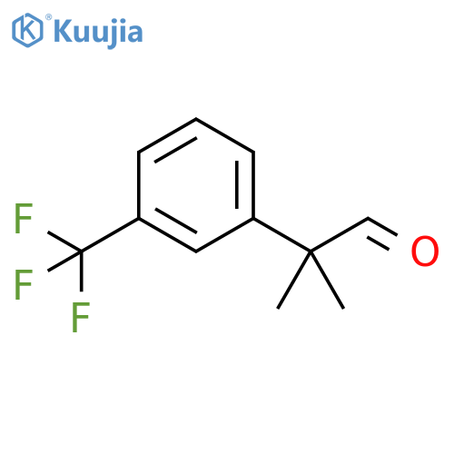 2-methyl-2-3-(trifluoromethyl)phenylpropanal structure