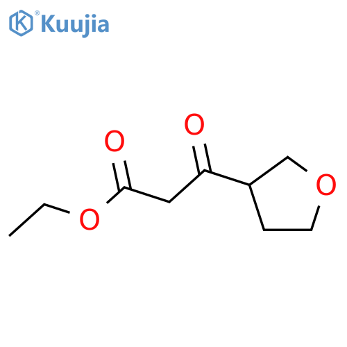 ethyl 3-oxo-3-(oxolan-3-yl)propanoate structure