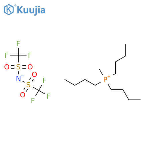 Tributylmethylphosphonium Bis(trifluoromethanesulfonyl)imide structure