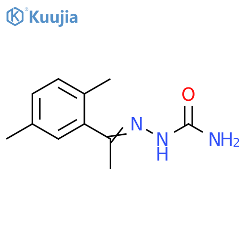 Hydrazinecarboxamide, 2-[1-(2,5-dimethylphenyl)ethylidene]- structure