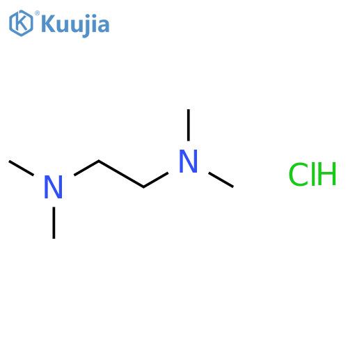1,2-Ethanediamine, N,N,N',N'-tetramethyl-, hydrochloride structure