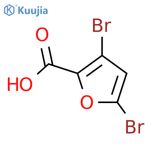 3,5-dibromofuran-2-carboxylic Acid structure