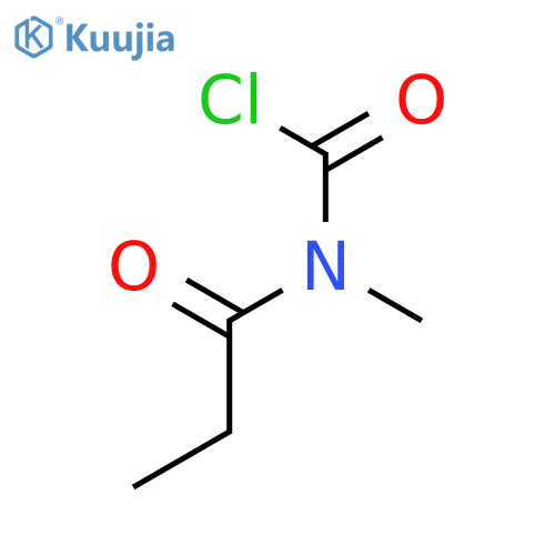 Carbamic chloride, methyl(1-oxopropyl)- structure