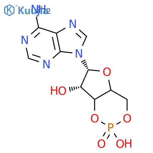 9H-Purin-6-amine,9-(3,5-O-phosphinico-b-D-arabinofuranosyl)- (9CI) structure