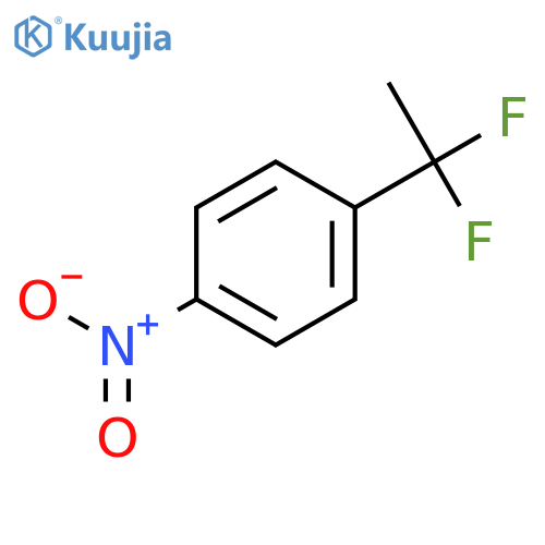 1-(1,1-difluoroethyl)-4-nitrobenzene structure