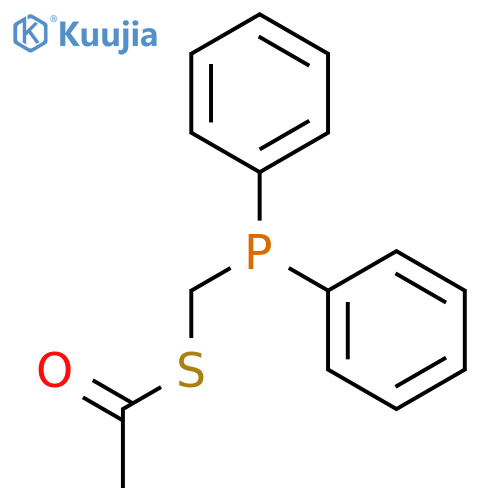 (Diphenylphosphino)methanethiol S-Acetate structure