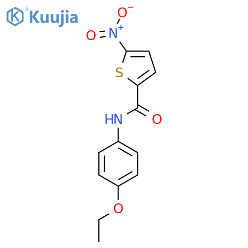 N-(4-ethoxyphenyl)-5-nitrothiophene-2-carboxamide structure