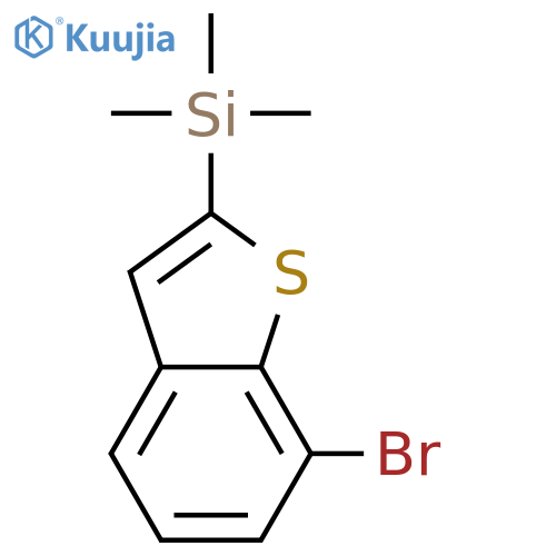 Silane, (7-bromobenzo[b]thien-2-yl)trimethyl- structure