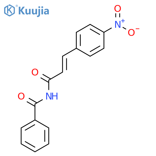 Benzamide, N-[3-(4-nitrophenyl)-1-oxo-2-propenyl]- structure
