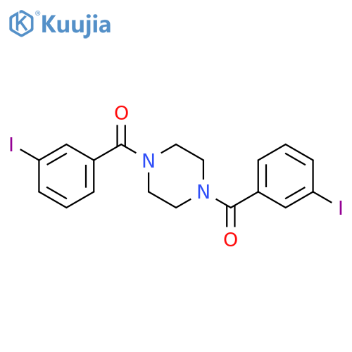 1,4-Bis(3-Iodophenyl)carbonylpiperazine structure
