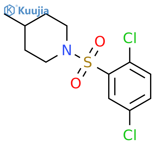 1-[(2,5-dichlorophenyl)sulfonyl]-4-methylpiperidine structure