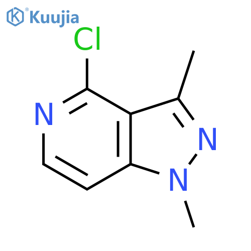4-Chloro-1,3-dimethyl-1H-pyrazolo[4,3-c]pyridine structure