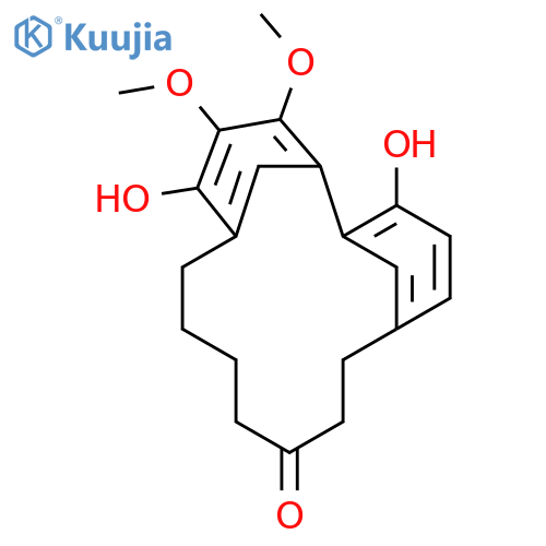 Tricyclo[12.3.1.12,6]nonadeca-1(18),2,4,6(19),14,16-hexaen-9-one,3,15-dihydroxy-16,17-dimethoxy- structure