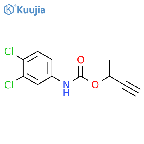 Carbamic acid, (3,4-dichlorophenyl)-, 1-methyl-2-propynyl ester (9CI) structure