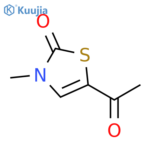 2(3H)-Thiazolone,5-acetyl-3-methyl- structure