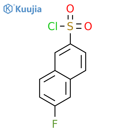 6-fluoro-2-naphthalenesulfonyl Chloride structure